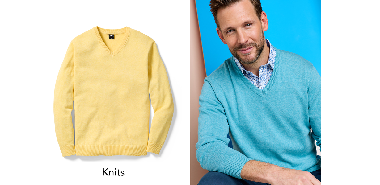 Pegasus Luxury Cotton V Neck Sweater - MD470